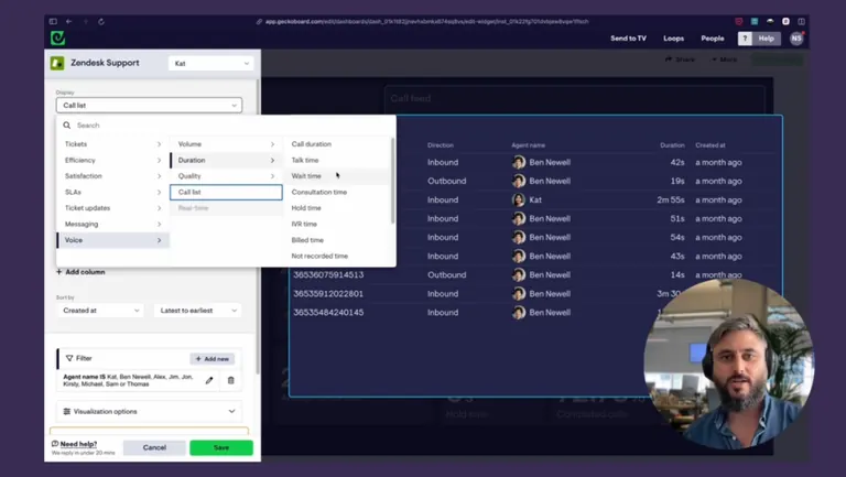 Enhanced Zendesk Voice integration product walkthrough image